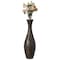 Uniquewise Modern Decorative Brown Textured Design Floor Flower Vase, for Living, Entryway or Dining, 31 inch QI004194 - alternate 1